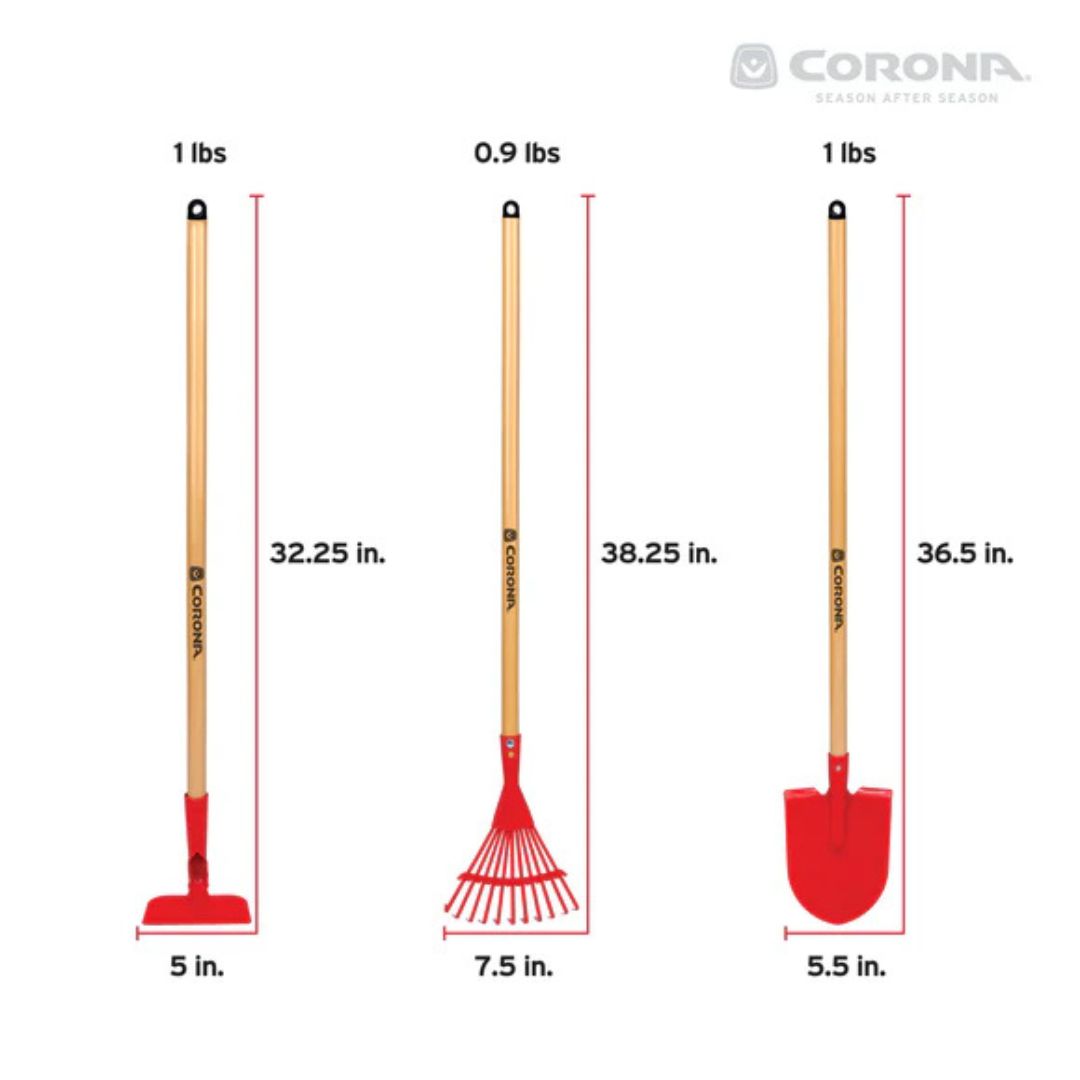 Kids Long Handle Shovel – Corona – Red